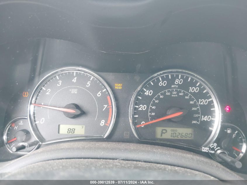 2011 Toyota Corolla S VIN: 2T1BU4EE0BC563258 Lot: 39812539