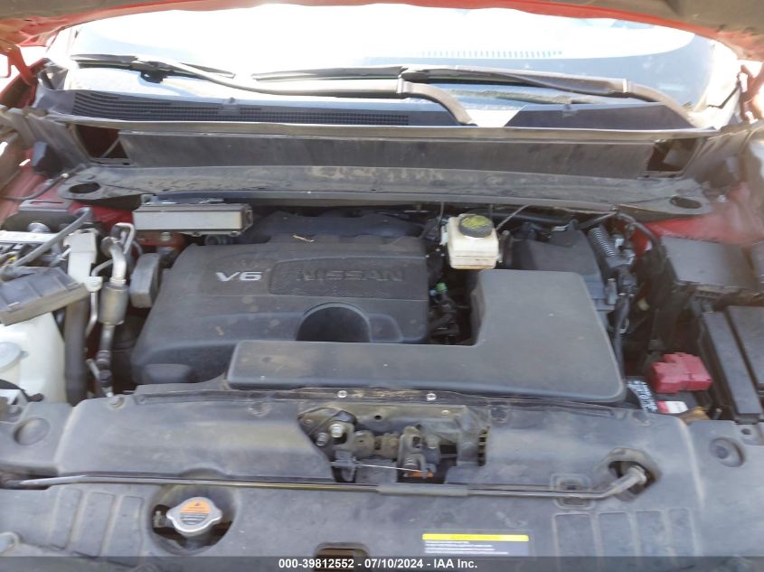 2017 Nissan Pathfinder Sv VIN: 5N1DR2MN2HC610772 Lot: 39812552