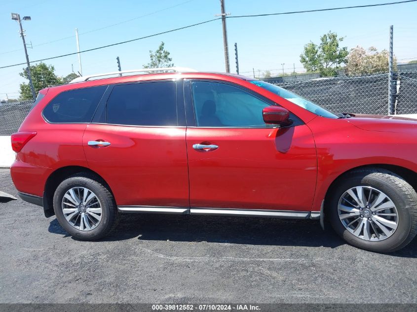 2017 Nissan Pathfinder Sv VIN: 5N1DR2MN2HC610772 Lot: 39812552