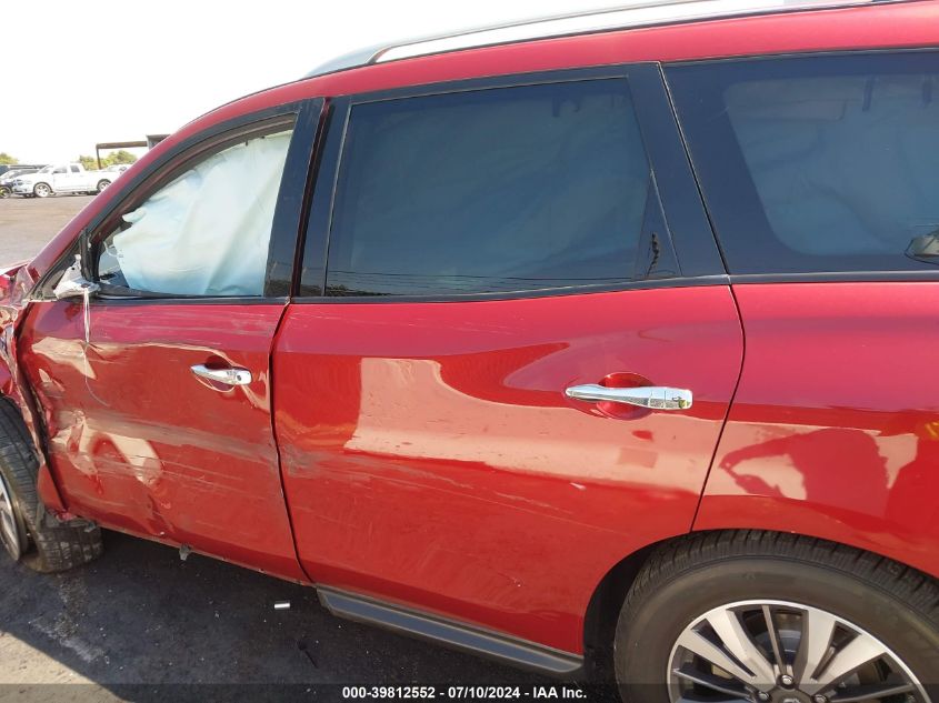 2017 Nissan Pathfinder Sv VIN: 5N1DR2MN2HC610772 Lot: 39812552