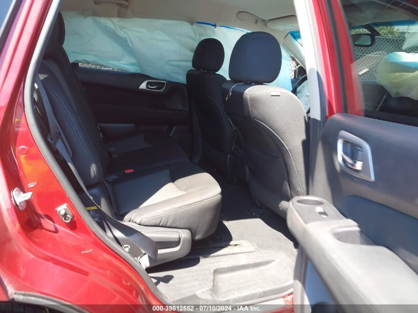 2017 Nissan Pathfinder Sv VIN: 5N1DR2MN2HC610772 Lot: 39812552