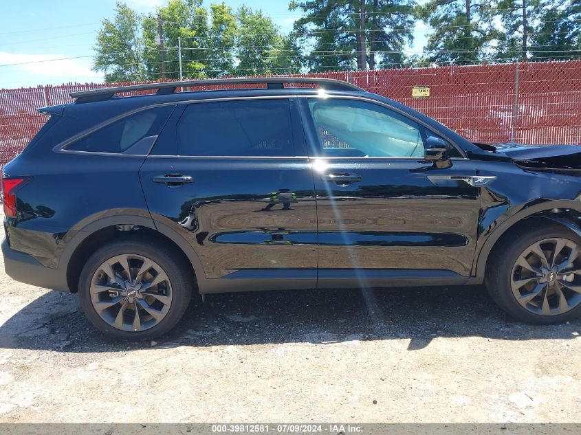 2023 Kia Sorento X-Line Ex VIN: 5XYRHDLF6PG243548 Lot: 39812581