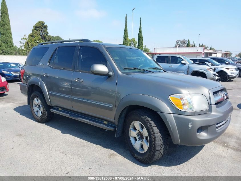 2005 Toyota Sequoia Sr5 V8 VIN: 5TDZT34A25S253098 Lot: 39812586