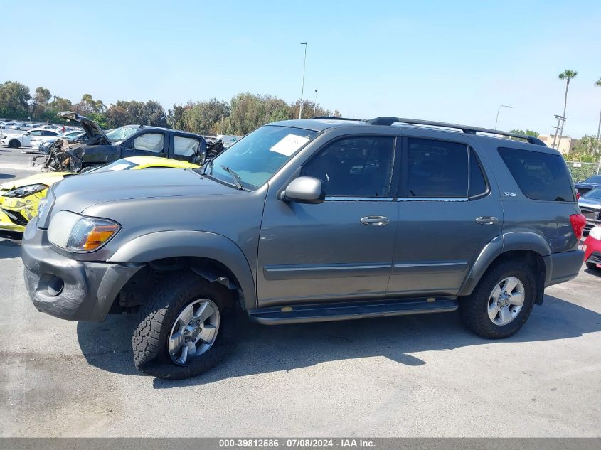 2005 Toyota Sequoia Sr5 V8 VIN: 5TDZT34A25S253098 Lot: 39812586