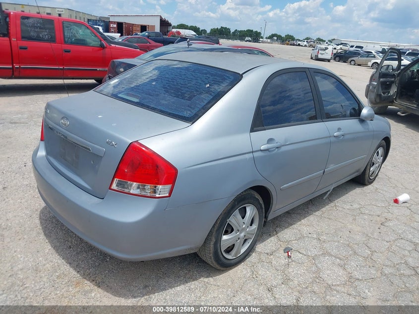 2008 Kia Spectra Ex VIN: KNAFE121985556567 Lot: 39812589