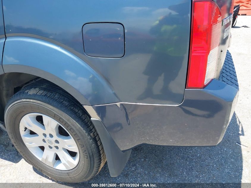 2006 Nissan Pathfinder S VIN: 5N1AR18U76C662894 Lot: 39812600