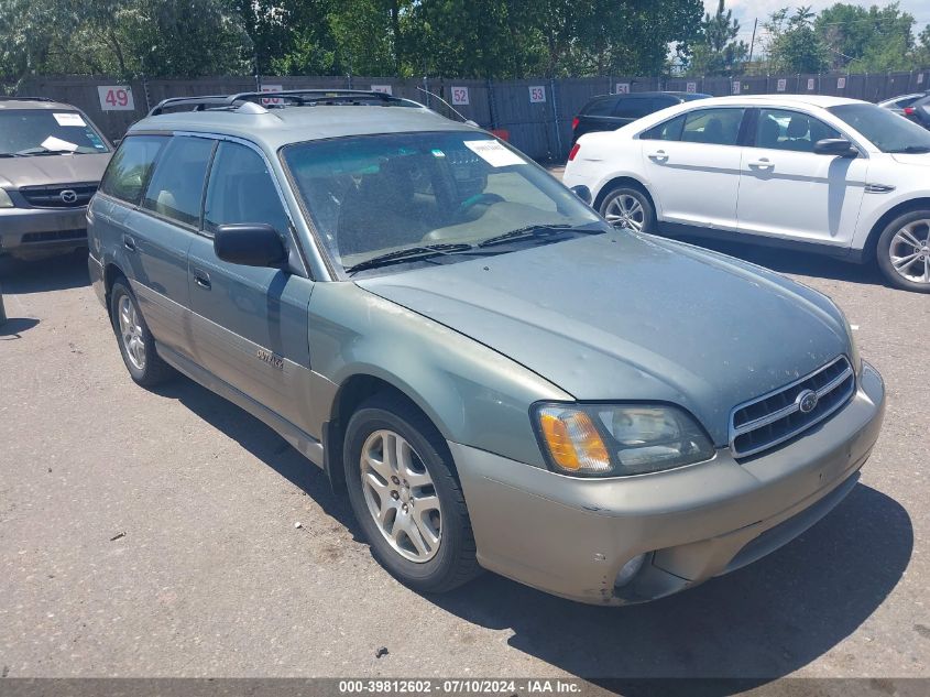 2001 Subaru Outback VIN: 4S3BH665817655507 Lot: 39812602