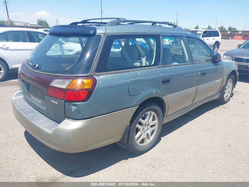 2001 Subaru Outback VIN: 4S3BH665817655507 Lot: 39812602