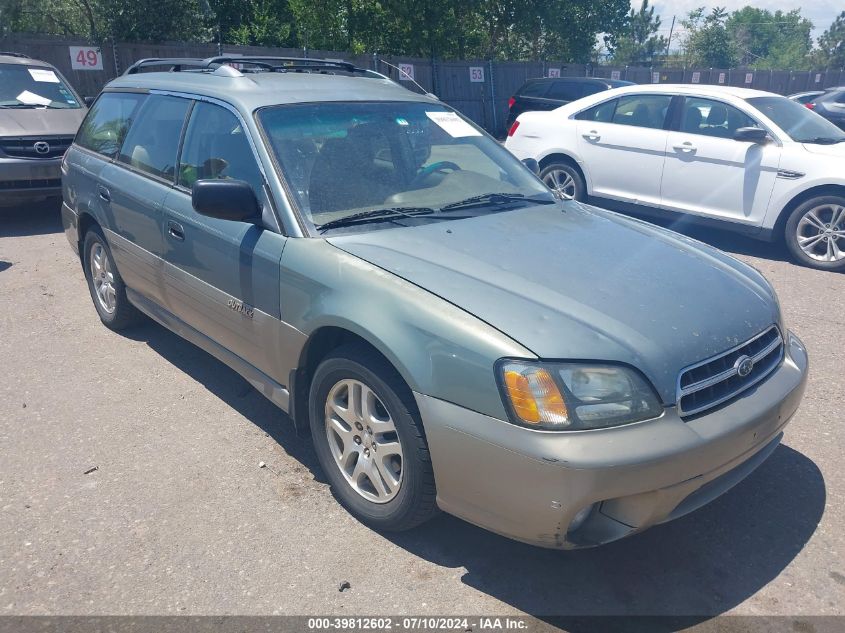 2001 Subaru Outback VIN: 4S3BH665817655507 Lot: 39812602