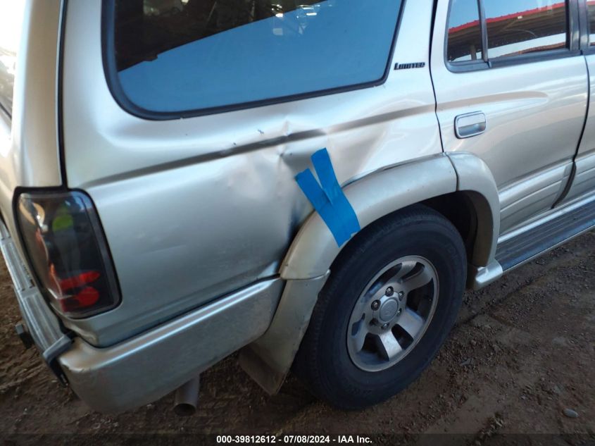 1999 Toyota 4Runner Limited V6 VIN: JT3GN87R5X0123813 Lot: 39812612