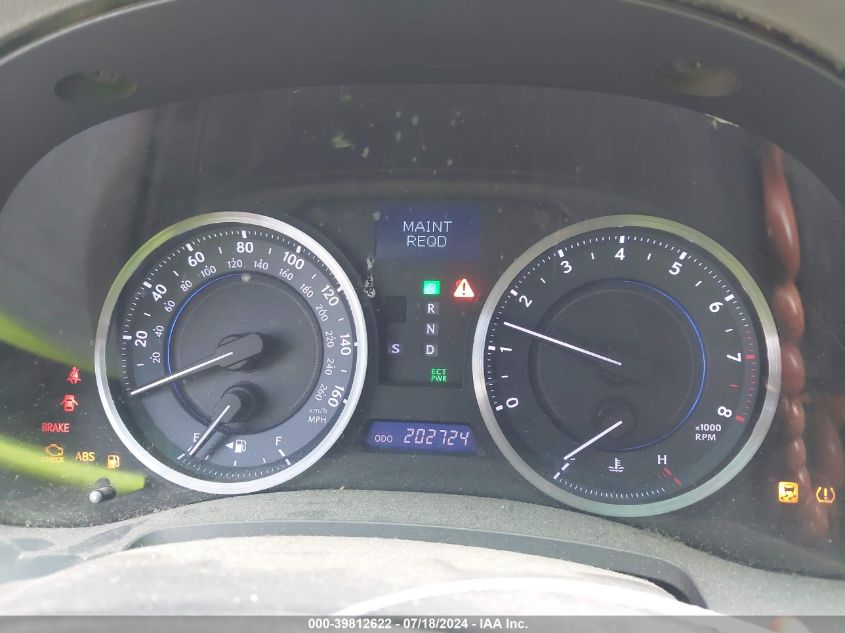 2013 Lexus Is 250 VIN: JTHBF5C23D5187470 Lot: 39812622