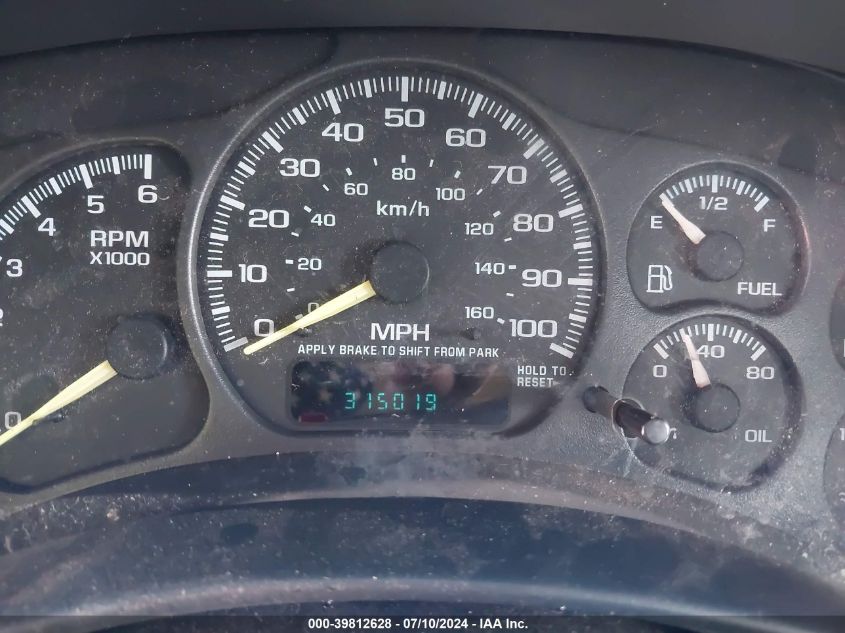 2001 Chevrolet Tahoe Lt VIN: 1GNEC13T21J101729 Lot: 39812628