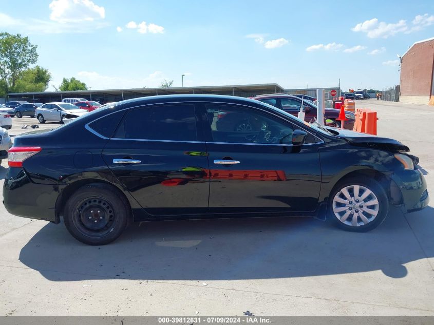 2015 Nissan Sentra S VIN: 3N1AB7AP5FY377086 Lot: 39812631