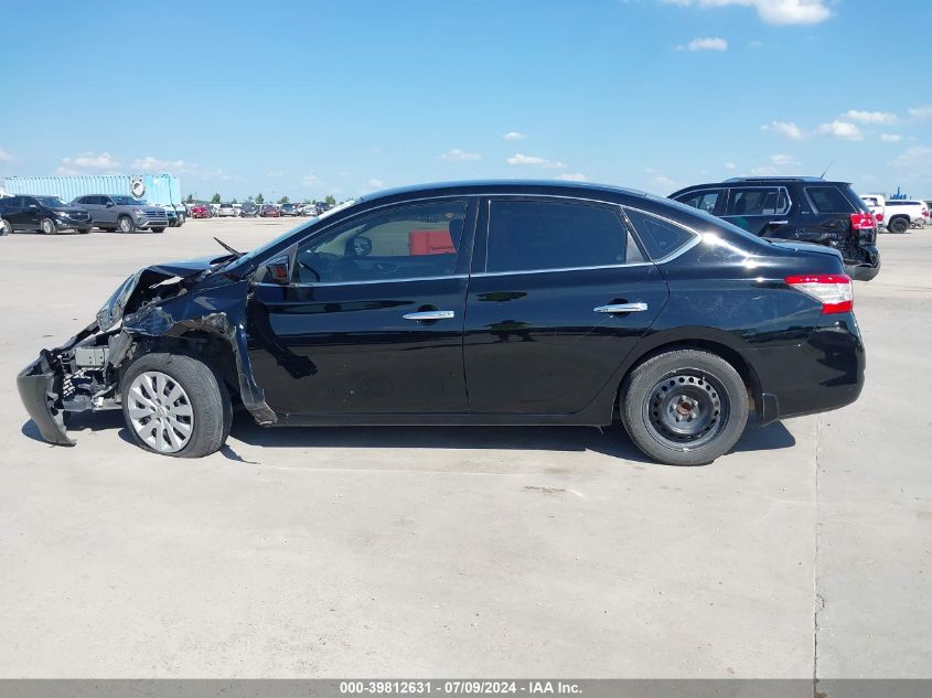 2015 Nissan Sentra S VIN: 3N1AB7AP5FY377086 Lot: 39812631