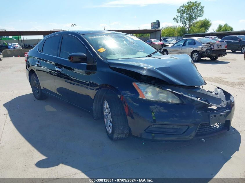 2015 Nissan Sentra S VIN: 3N1AB7AP5FY377086 Lot: 39812631