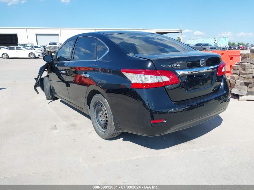 2015 Nissan Sentra S VIN: 3N1AB7AP5FY377086 Lot: 39812631