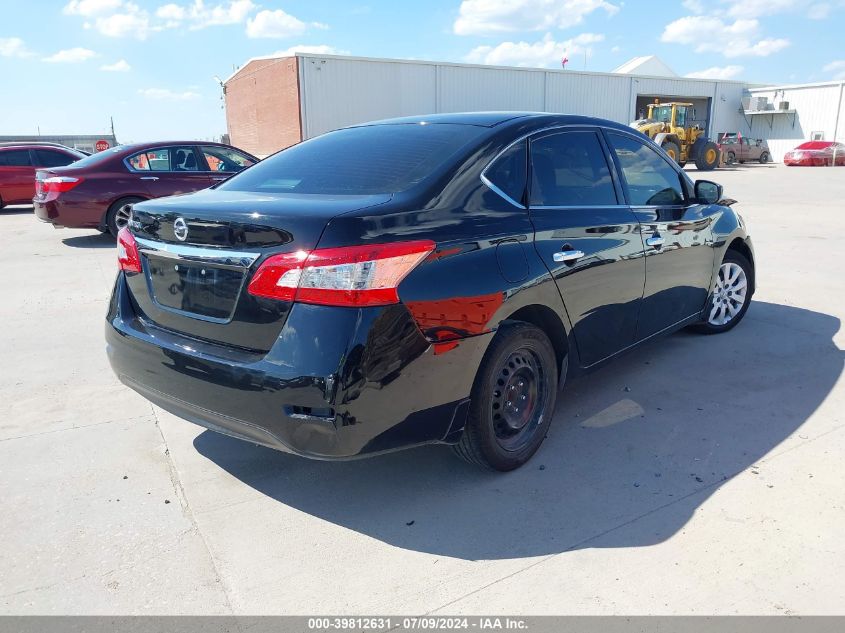 2015 Nissan Sentra S VIN: 3N1AB7AP5FY377086 Lot: 39812631