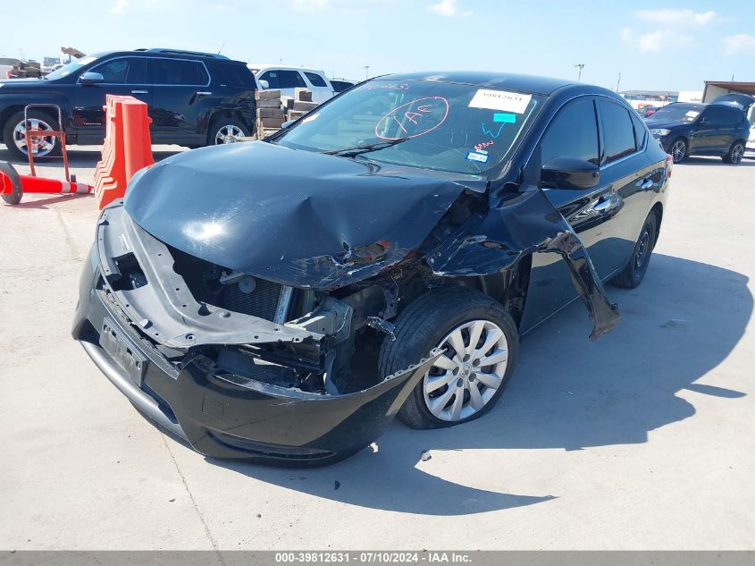 2015 Nissan Sentra S VIN: 3N1AB7AP5FY377086 Lot: 39812631