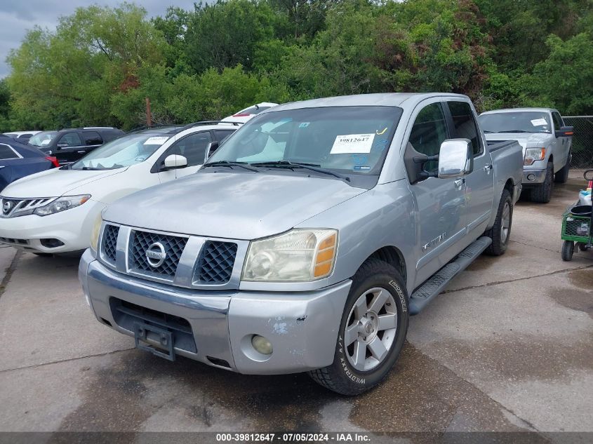 2005 Nissan Titan Le VIN: 1N6BA07A05N572441 Lot: 39812647