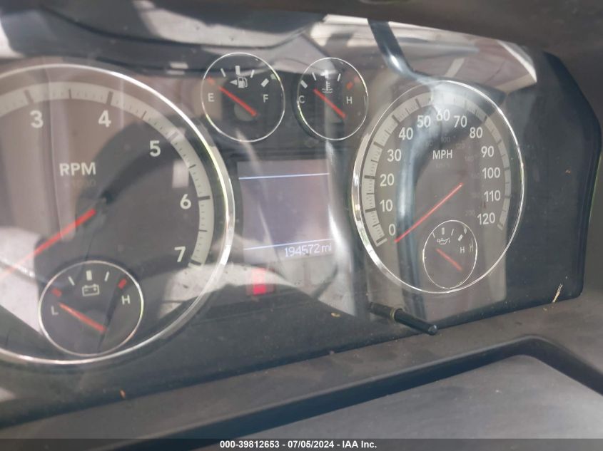 2010 Dodge Ram 1500 Slt/Sport/Trx VIN: 1D7RB1GT7AS111826 Lot: 39812653