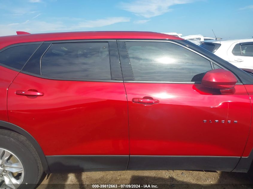 2022 Chevrolet Blazer Fwd 2Lt VIN: 3GNKBCR47NS113221 Lot: 39812663