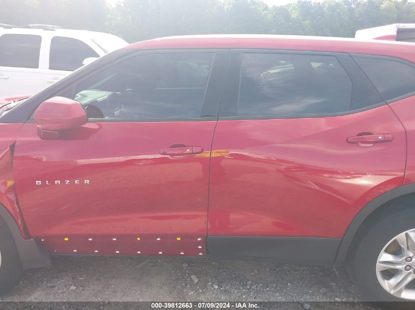 2022 Chevrolet Blazer Fwd 2Lt VIN: 3GNKBCR47NS113221 Lot: 39812663