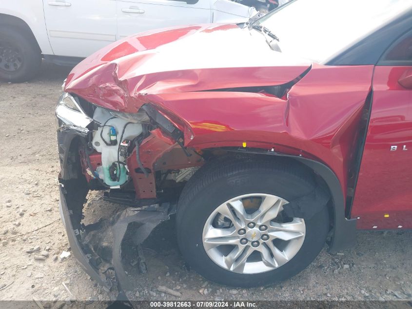 2022 Chevrolet Blazer Fwd 2Lt VIN: 3GNKBCR47NS113221 Lot: 39812663