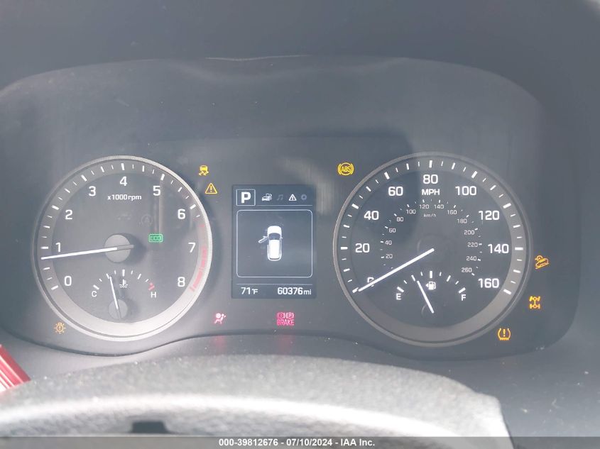 2018 Hyundai Tucson Sport VIN: KM8J3CAL7JU784107 Lot: 39812676