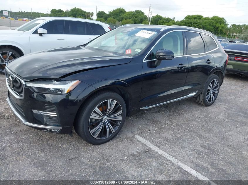 2022 Volvo Xc60 B5 Inscription VIN: YV4L12DL4N1978509 Lot: 39812680