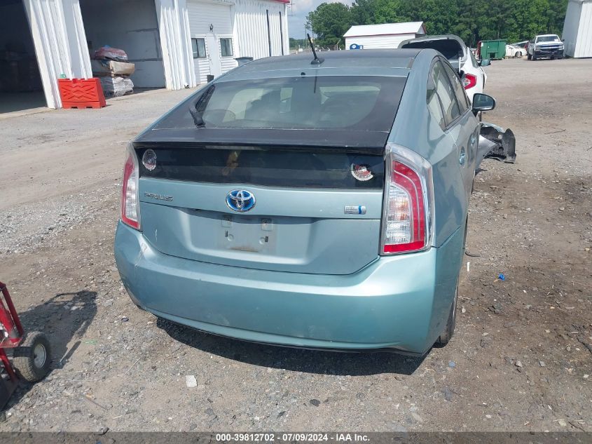 2012 Toyota Prius VIN: JTDKN3DU2C1563591 Lot: 39812702