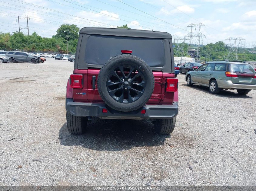 2021 Jeep Wrangler 4Xe Unlimited Sahara 4X4 VIN: 1C4JJXP6XMW643009 Lot: 39812706