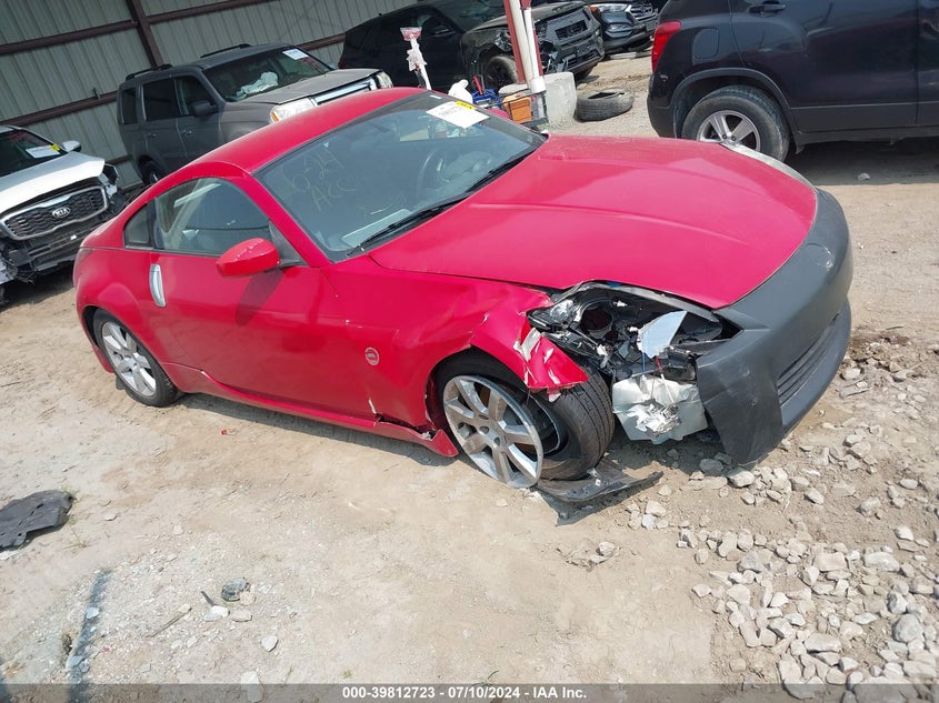 2003 Nissan 350Z Coupe VIN: JN1AZ34DX3T118653 Lot: 39812723