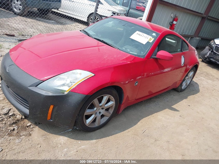 2003 Nissan 350Z Coupe VIN: JN1AZ34DX3T118653 Lot: 39812723