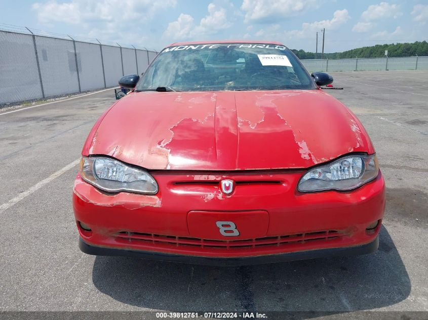 2004 Chevrolet Monte Carlo Supercharged Ss VIN: 2G1WZ151849330545 Lot: 39812751