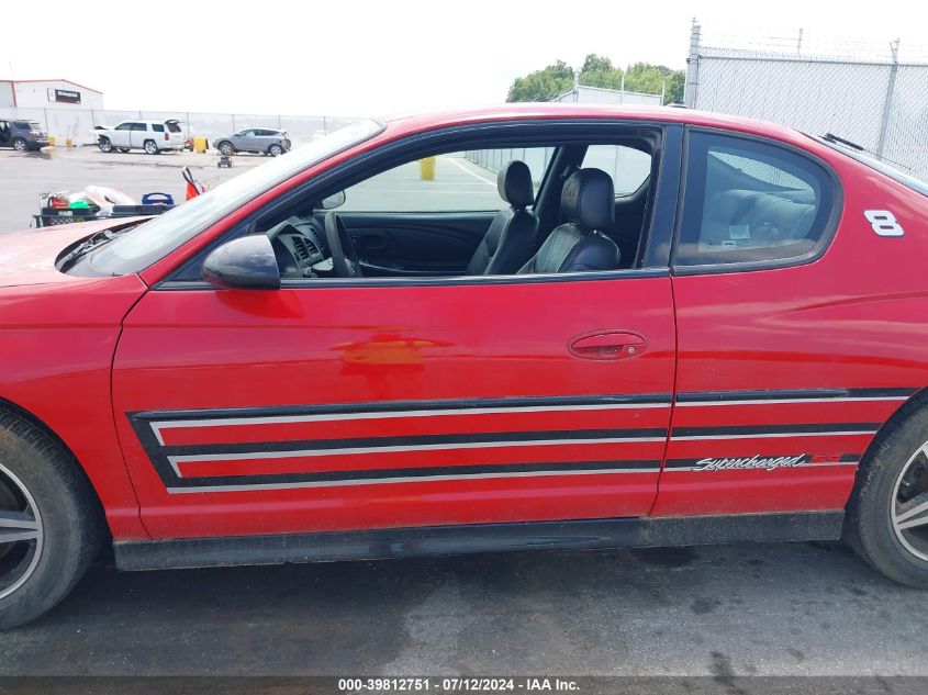 2004 Chevrolet Monte Carlo Supercharged Ss VIN: 2G1WZ151849330545 Lot: 39812751