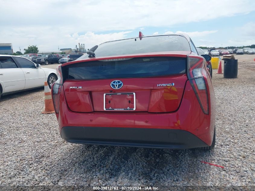 2018 Toyota Prius Three VIN: JTDKARFUXJ3056290 Lot: 39812763