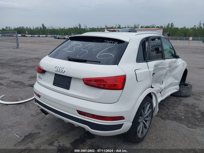 2018 Audi Q3 2.0T Premium/2.0T Sport Premium VIN: WA1BCCFS8JR016433 Lot: 39812802