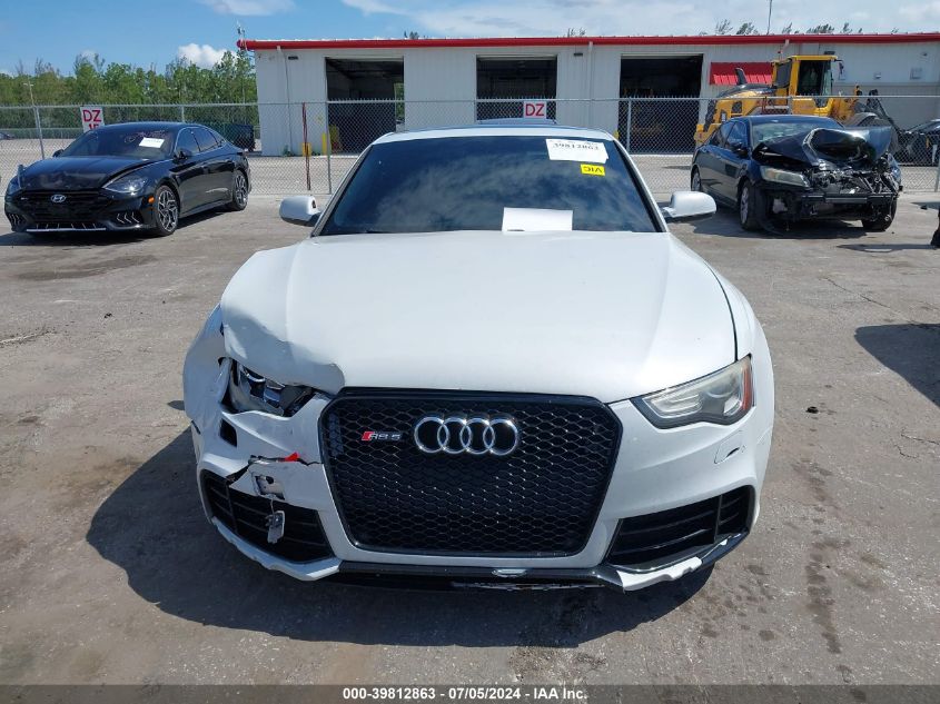 2015 Audi Rs 5 4.2 VIN: WUAC6AFR2FA901027 Lot: 39812863