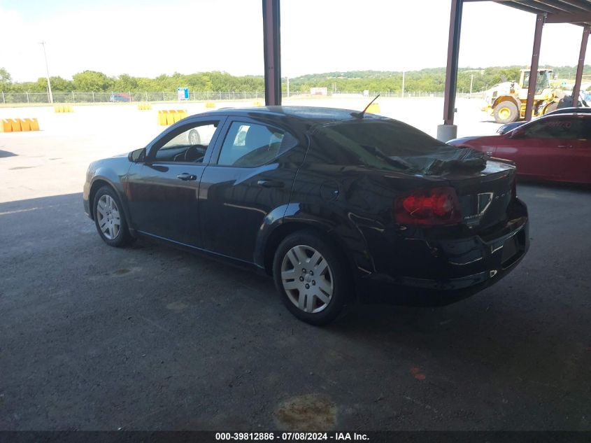 1C3CDZAB7DN547544 2013 Dodge Avenger Se