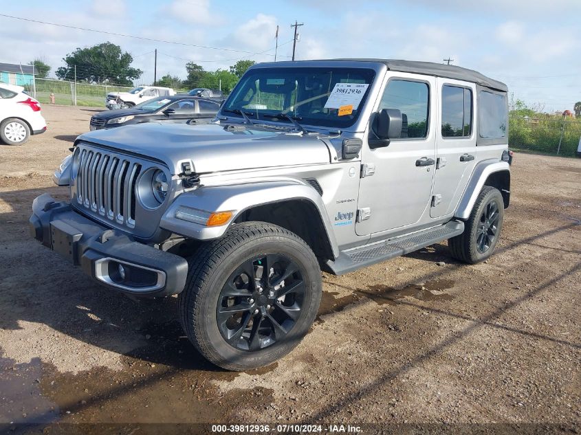 2021 Jeep Wrangler Unlimited Sahara 4Xe VIN: 1C4JJXP66MW703111 Lot: 39812936