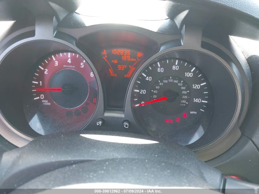 2014 Nissan Juke Nismo VIN: JN8AF5MR8ET362788 Lot: 39812962