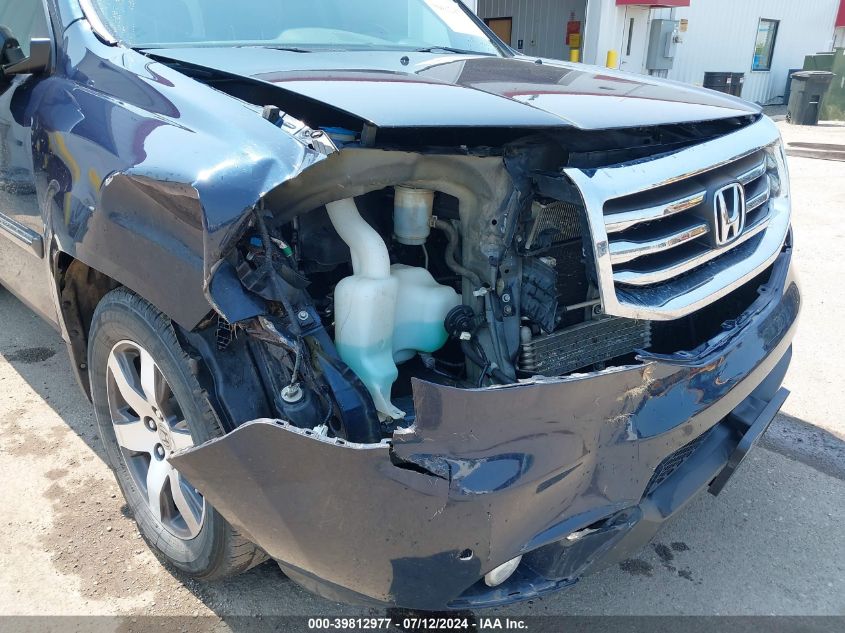 2012 Honda Pilot Touring VIN: 5FNYF4H95CB079571 Lot: 39812977