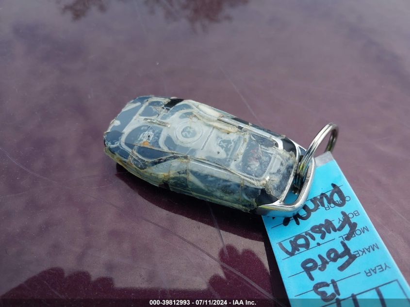 2013 Ford Fusion Titanium VIN: 3FA6P0D94DR324319 Lot: 39812993