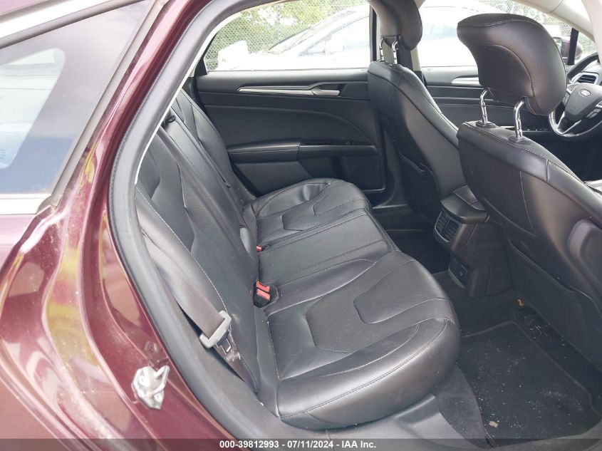 2013 Ford Fusion Titanium VIN: 3FA6P0D94DR324319 Lot: 39812993