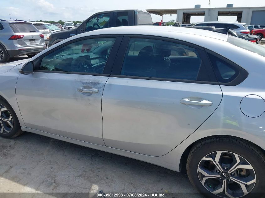 2021 Kia Forte Fe/Lxs VIN: 3KPF24AD4ME307603 Lot: 39812998