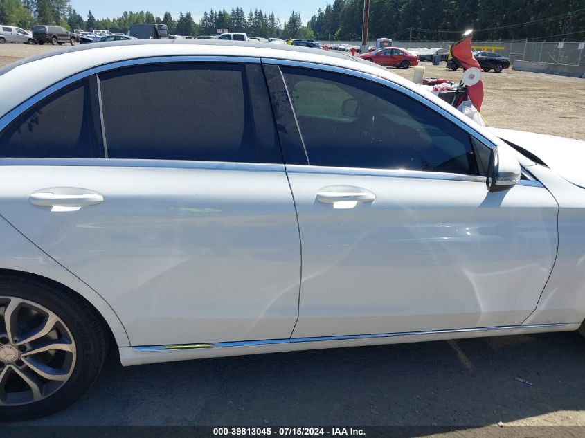 2017 Mercedes-Benz C 300 Luxury/Sport VIN: 55SWF4JB9HU196435 Lot: 39813045