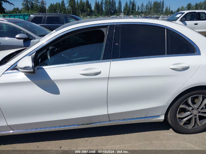 2017 Mercedes-Benz C 300 Luxury/Sport VIN: 55SWF4JB9HU196435 Lot: 39813045