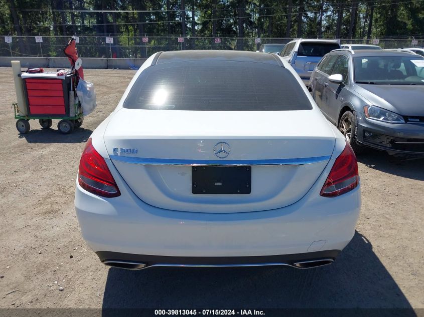 2017 Mercedes-Benz C 300 Luxury/Sport VIN: 55SWF4JB9HU196435 Lot: 39813045