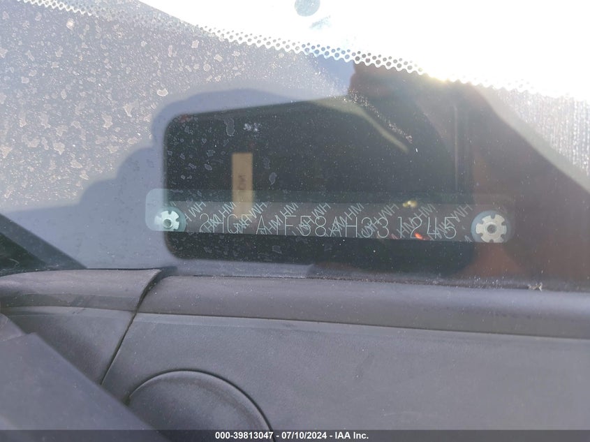 2010 Honda Civic Lx VIN: 2HGFA1F58AH331245 Lot: 39813047