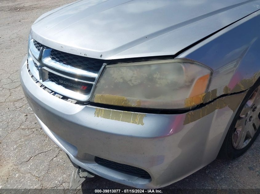 2014 Dodge Avenger Se VIN: 1C3CDZAB3EN203114 Lot: 39813077